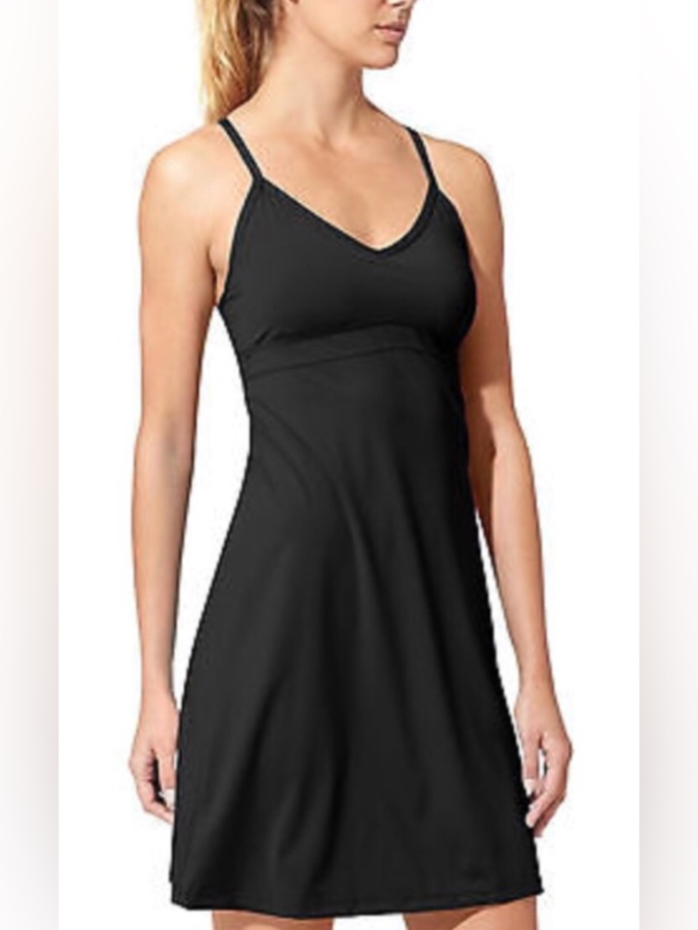 Athleta Shorebreak Dress ~ MT ~ Black ~ NWOT